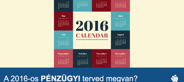 pénzügyi tervezés